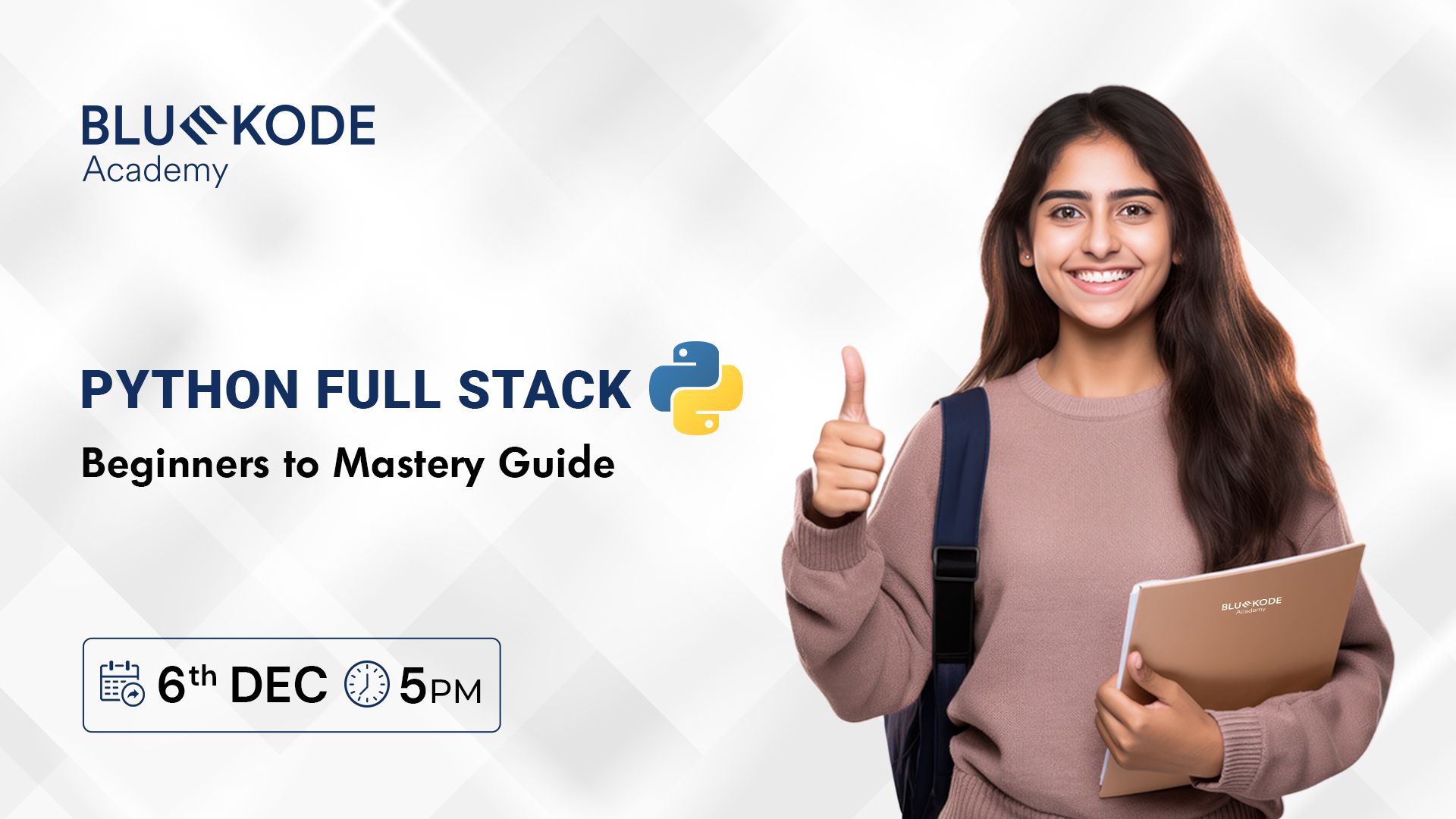 Learn More about python master classes | Bluekode Academy